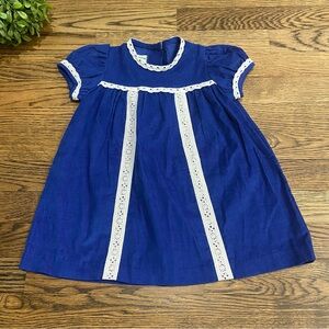 Zuccini Blue Corduroy Dress Sz 12mo